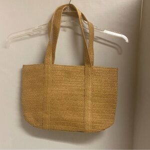 Draper James Tan Woven Everyday Tote Bag
